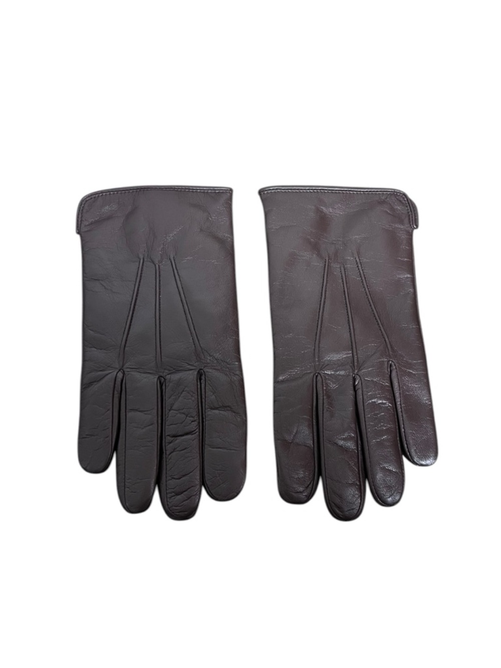 New Jos. A. Bank Men's Leather Gloves - Dark Brown